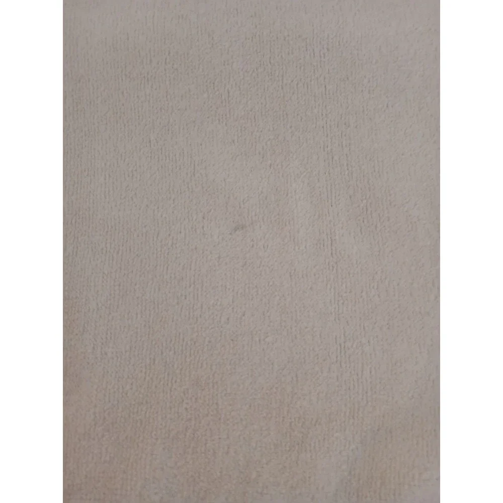 Vintage Ames Cream Floral Embroidered Lace Trimmed Bath Towel Romantic Cottage